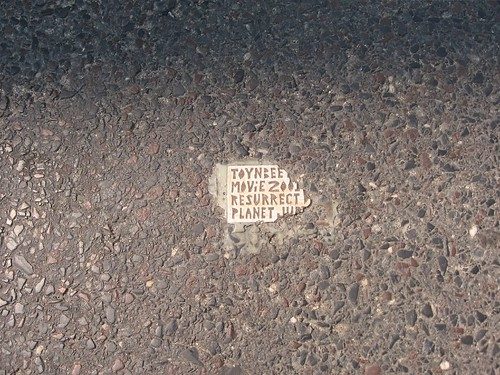 A Toynbee message at 7th and Ranstead