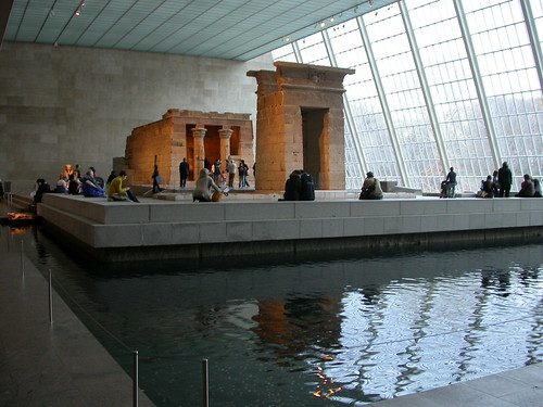Temple of Dendur in the Met. One of the great spaces in a museum anywhere.
