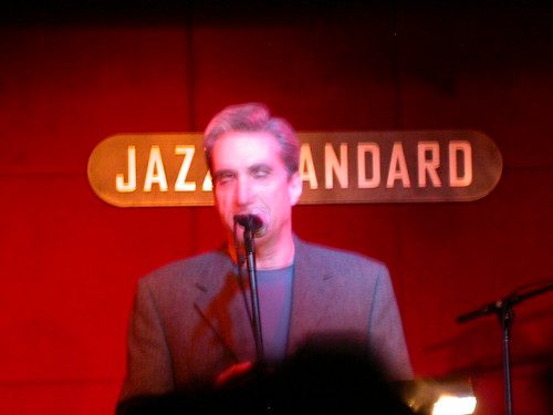 Robert Pinsky at the Jazz Standard last Tuesday at the Words and Music night.