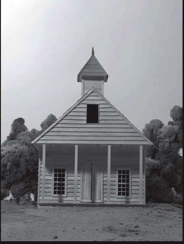 Drew Leshko, 2006, Negro Church, South Carolina, 1936 after Walker Evans, Lambda print. 18x13 1/2" Leshko's piece is included in the West Collection.