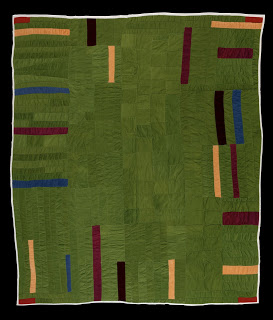 Ruth Kennedy Blocks and Stripes (2003) corduroy, 86 x 75in, the Tinwood Alliance