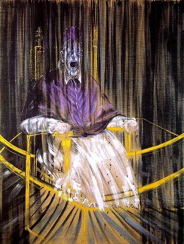 Francis Bacon, Study after Velazquez's Portrait of Pope Innocent X Paintingimage from www.artquotes.net/masters/bacon/paint_study.htm