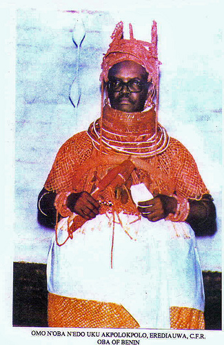 Ọba Erediauwa, who has held the title since 1979. Photo from Urhobo Historical Society. 