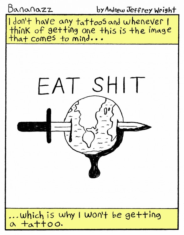 comic with sword and the earth