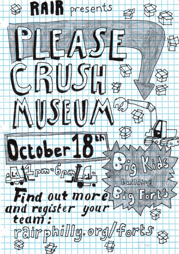 poster for event Oct. 18 in Philadelphia