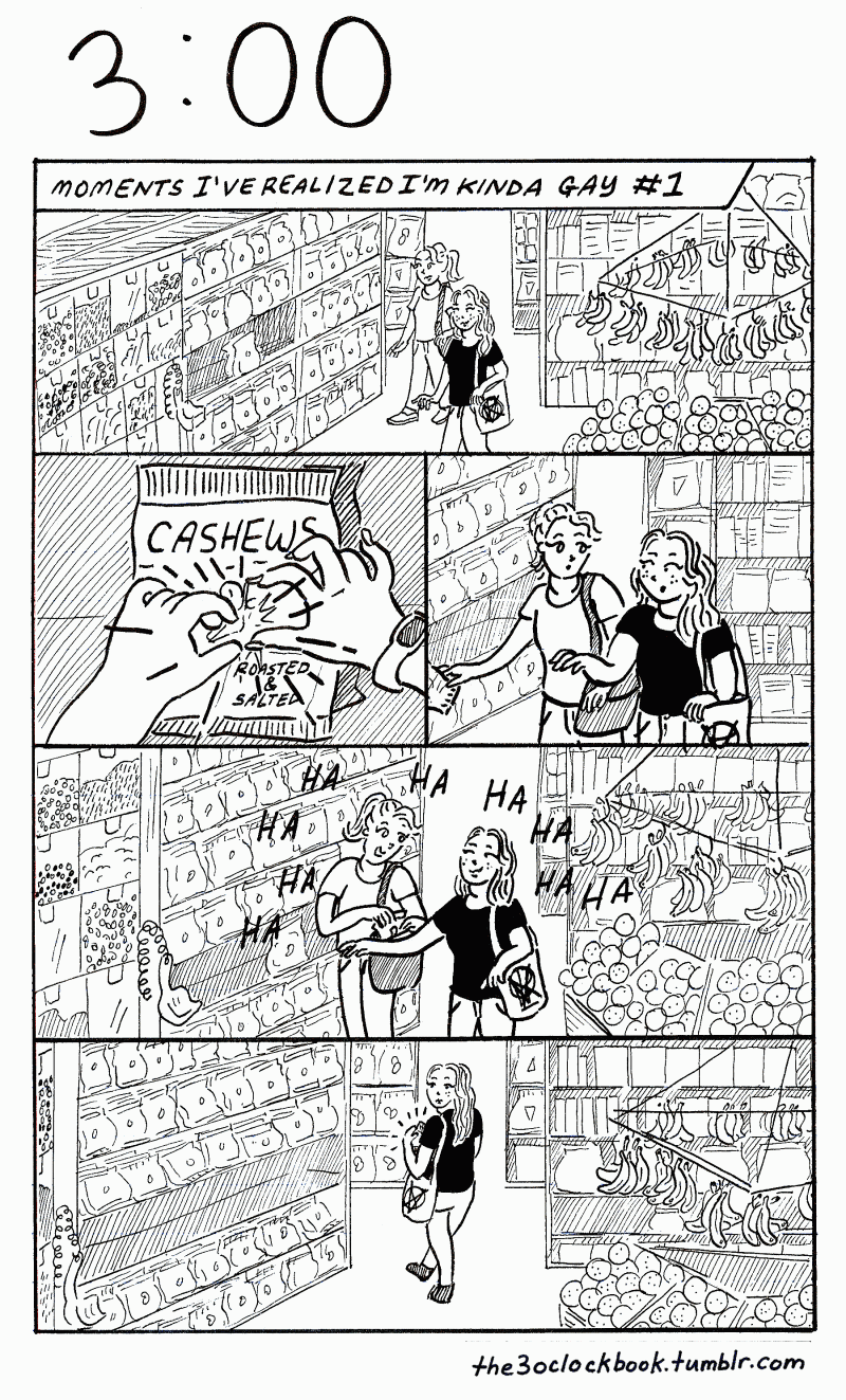 Beth Heinly The 3:00 Book comic about shopping