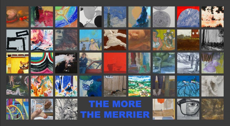 The More the Merrier group exhibit at Cerulean Gallery