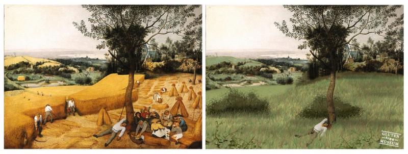 Brueghel image with gluten removed by Gluten Free Museum