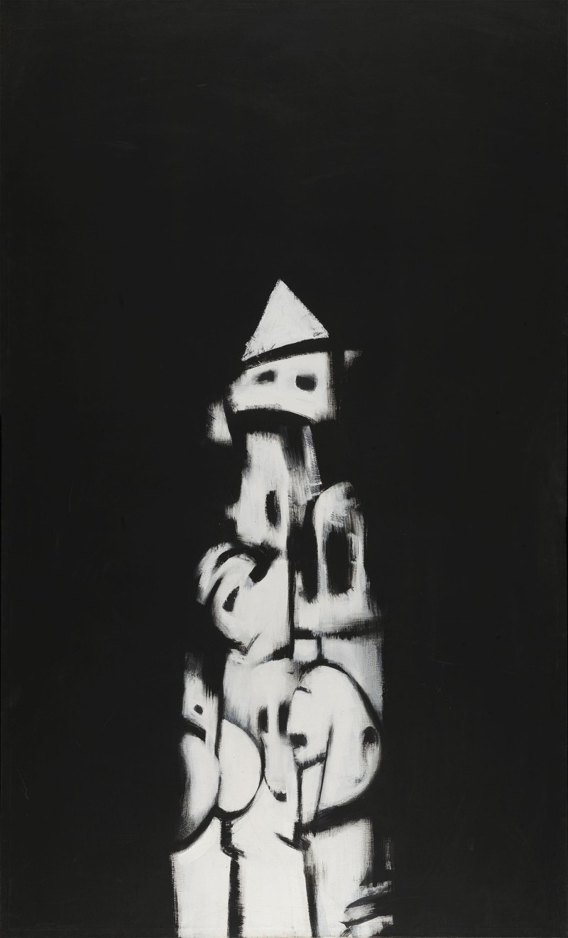 American Totem, 1960, Oil on canvas, 74 x 45 in. Estate of Norman W. Lewis; Courtesy of Michael Rosenfeld Gallery, New York © Estate of Norman W. Lewis; Courtesy of Michael Rosenfeld Gallery LLC, New York, NY