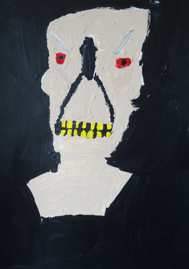David Matthew Schmuckler, Evil Scary Monster, painting