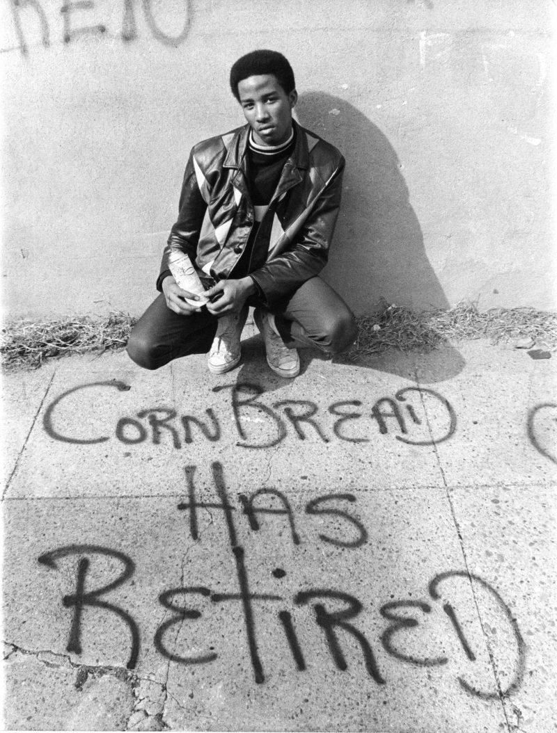 CORNBREAD declares he has retired. 1971. Photo used with permission of Philadelphia Inquirer ©2014. All rights reserved.