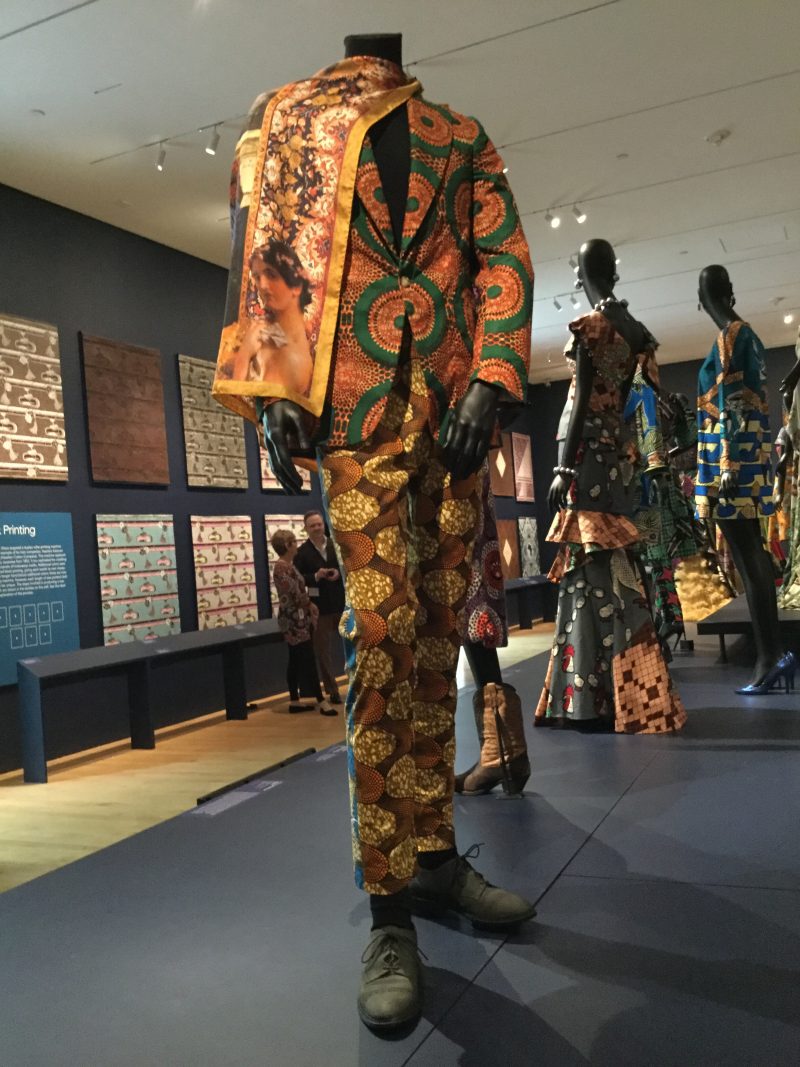 Fashion display at museum
