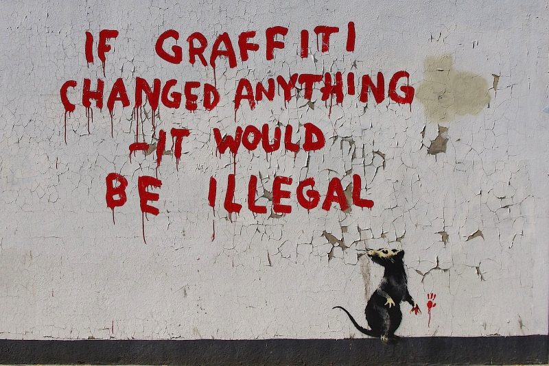 Banksy Grafitti.