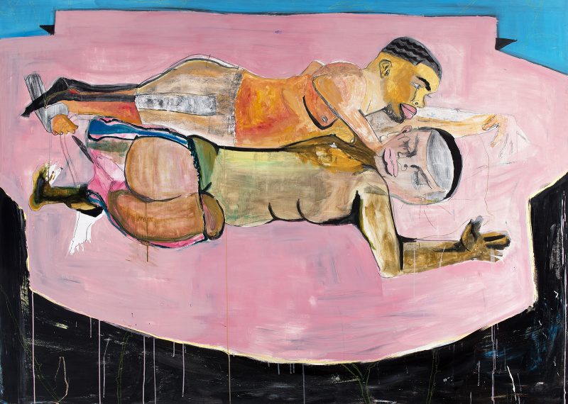“Two Men on Bed” (2015), Jonathan Lyndon Chase.