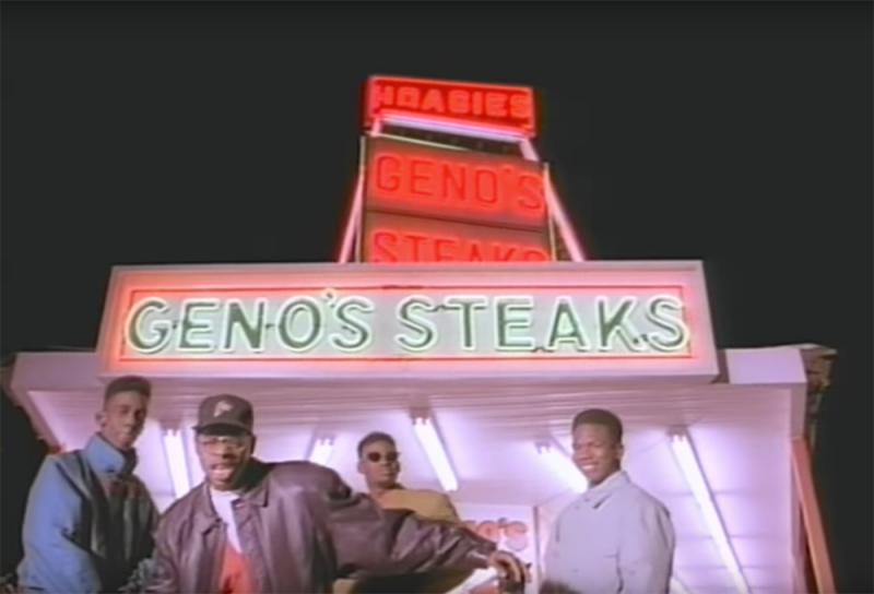 Screen grab from Boyz II Men’s 1991 hit “Motownphilly”