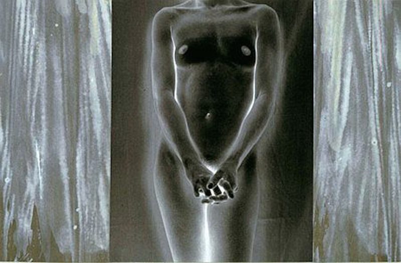 “Sylvia Milk”, Paul Cava, 3 panel acrylic and ink jet prints, 20 1/8” x 13 ½”, Unique, 1999. Image courtesy of the artist.