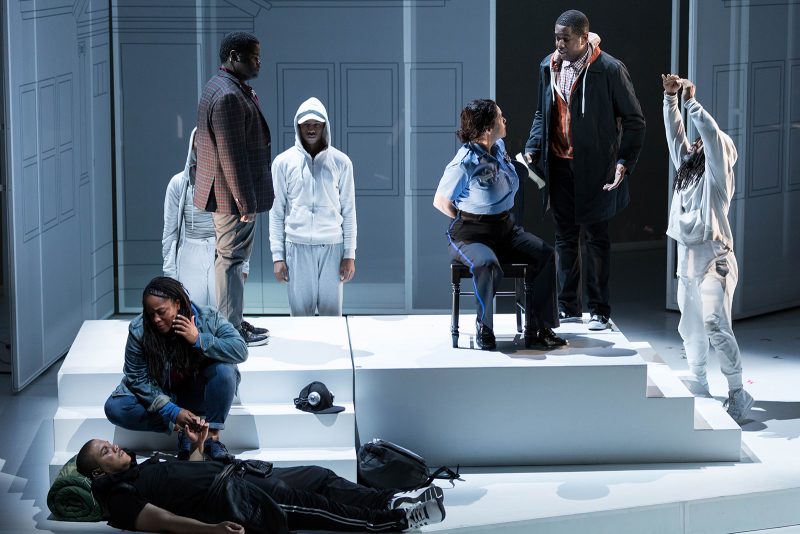 Still from "We Shall Not Be Moved," opera at Wilma Theater. Imani Roach interviews the librettist, Marc Bamuthi Joseph, in an upcoming post on Artblog