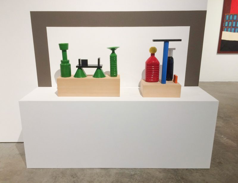(Images that relate to the Steinbach sculpture in essay) From left to right: "Nature Morte n°13," 2002 Porcelain on wooden base 17x23x7 inches; "Nature Morte n°6," 2002 Porcelain on wooden base 15x10x23 inches. Image courtesy of Institute of Contemporary Art.