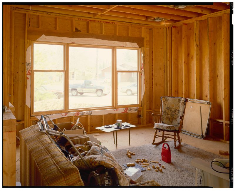 Harris Fogel, Tami & T.J.’s House Under Construction, Carmichael, CA, c. 1989 - 1991 (One of the Six Landscapes series from the A Few American Cultures project) Digital Inkjet Print, 2013