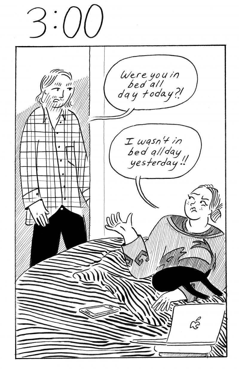 Beth Heinly's The 3:00 Book comic