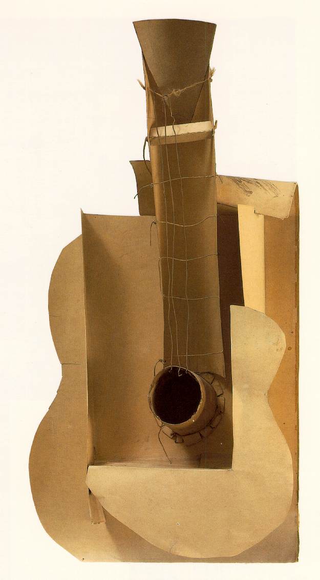 Pablo Picasso, "Guitar." The guitar...reduced.