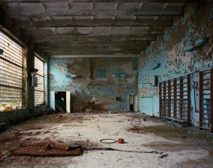 Gymnasium in School #5, City of Pripyat, Chernobyl Exclusion Zone, Ukraine, 2001 101,6 x 127 cm Chromogenic print on Fuji Crystal Archive, © Robert Polidori