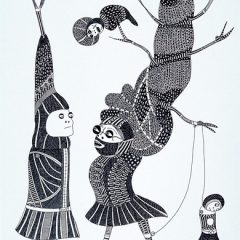 Laylah Ali (b. 1968). Untitled, 2005 (from the Typology Series). Ink on paper, 14 x 11 inches. Courtesy of the artist and 303 Gallery, New York.