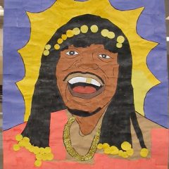 Nakeem Burton and Jose Vizcarrondo, Edison High School, from the Philadelphia School District All City art exhibit up now until June 9 at the School Administration Building.