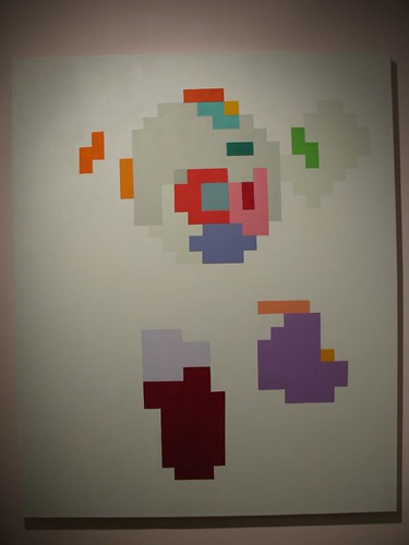 Mega Man, by Alex Paik, 64 x 54 inches, acrylic on canvas 