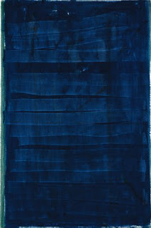 John Zurier Night 23 (2007), distemper on linen, 30" x 20"
