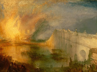 J.M.W.Turner The Burning of the Houses of Lords and Commons, October 16, 1834 (1835)Philadelphia Museum of Art