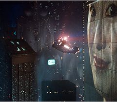 Photo via NY Times from The Blade Runner Partnership. A scene from “Blade Runner.”
