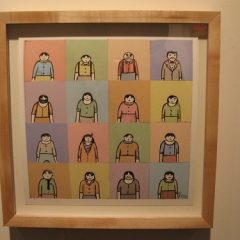 Steven Dufala and James Ulmer--They Climbed the Mountains 12 James Ulmer, digital print; this one reminded me of a Roz Chast New Yorker cartoon.