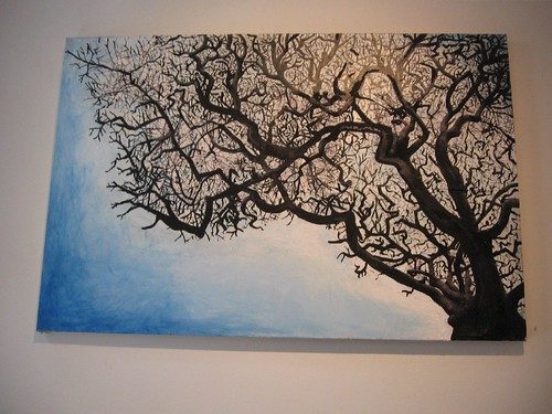 Lindsay Grow, Tree. 60x40"