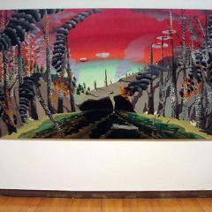 Melissa Brown, Forest Fire, 2004, oil on aluminum