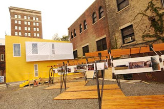 A Clean Break installation, part of Design Philadelphia, at 313 S. Broad Street. photo courtesy of City Paper