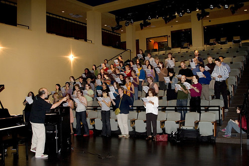 Artblog Complaint Choir rehearsing