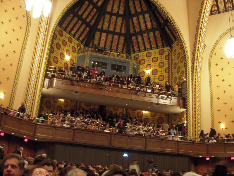 Irvine Auditorium with audience for Paul Krugman lecture