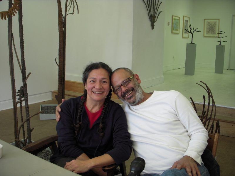 Rocio Cabello and Renny Molenaar at our interview Nov. 4, 2013, at IMPeRFeCT Gallery