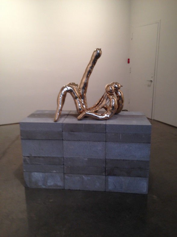 Sarah Lucas, Cast bronze, at Gladstone Gallery