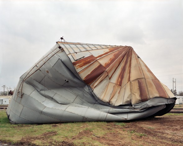 Richard Renaldi, Smashed Silo, Electra, Texas, 2005