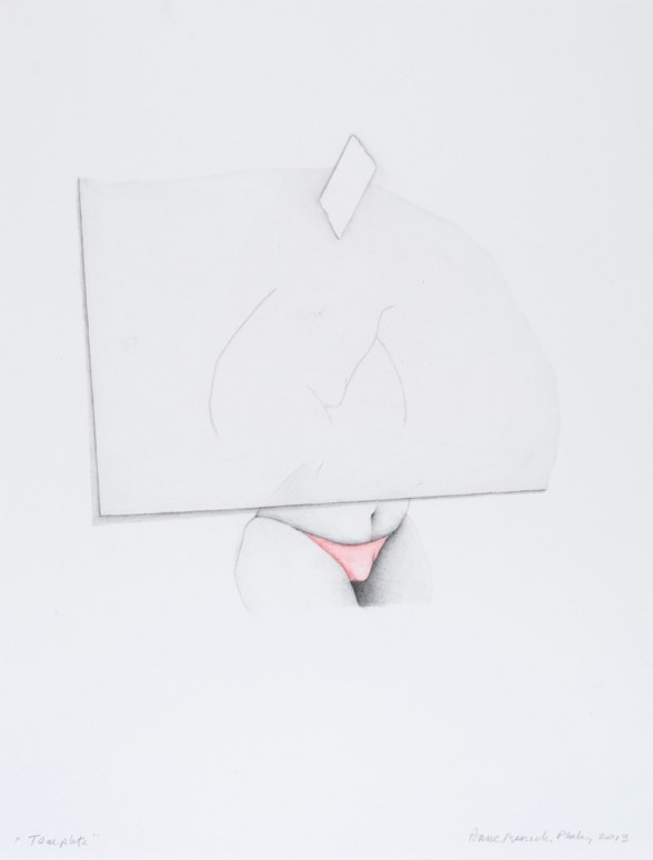 A 2012 drawing by Anne Minich, now showing at ICON Contemporary in Maine. Photo courtesy of the artist. 