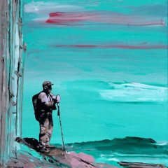 Imaginary Reality at Main Line Art Center 2 pole walkerCoviello