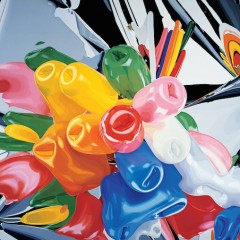Jeff Koons Tulips 1995–98. Oil on canvas 111 3⁄8 × 131 in. 282.9 × 332.7cm. Private collection. © Jeff Koons