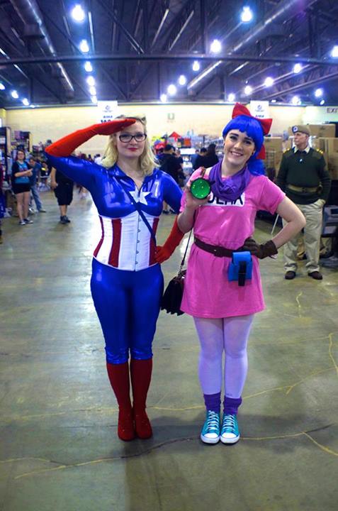 11. Captain America and Bulma