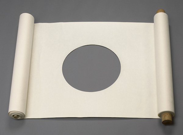 James Lee Byars Untitled (‘Performable Scroll’) c. 1967, courtesy Michael Werner Gallery