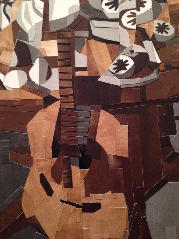 collage with guitar