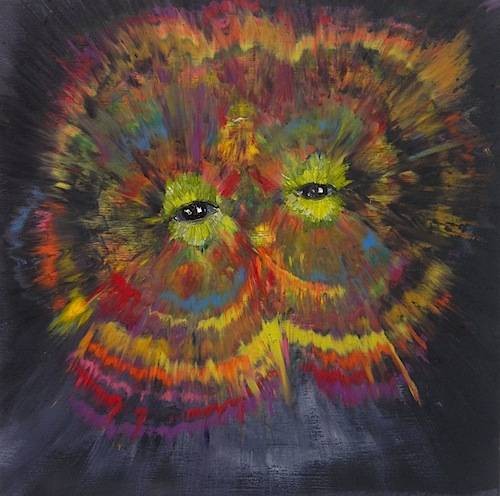 untitled oil on panel 12 x 12 inches