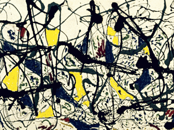 Jackson Pollock painting