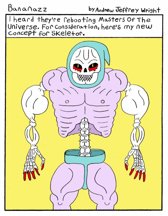 color comic skeleton